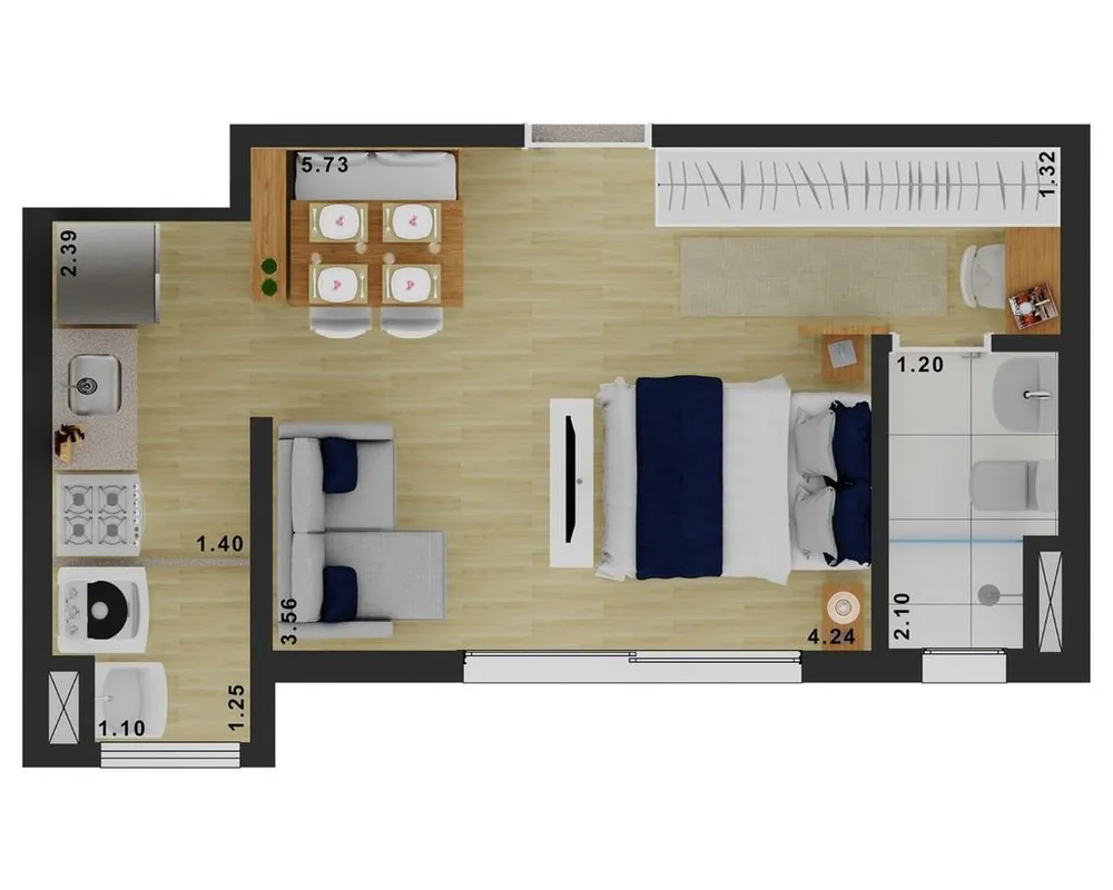 Apartamento, 3 quartos, 90 m² - Foto 9