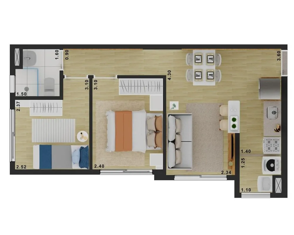 Apartamento, 3 quartos, 90 m² - Foto 6