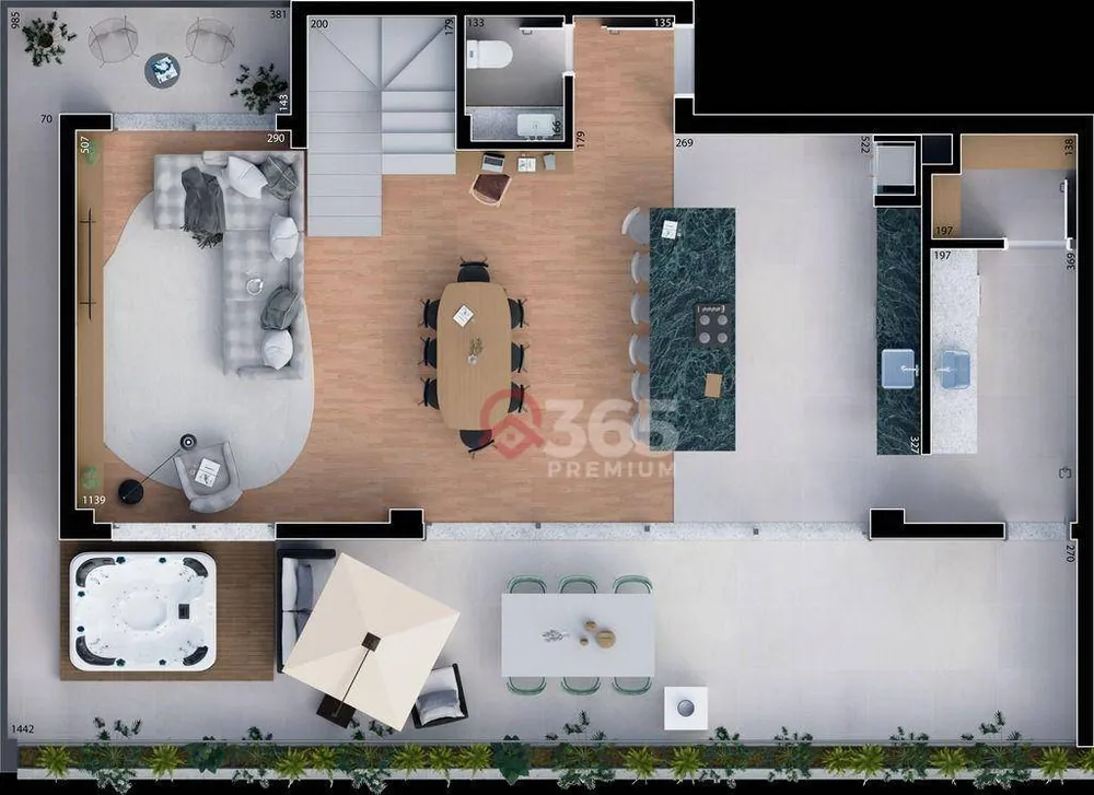 Cobertura, 3 quartos, 220 m² - Foto 7