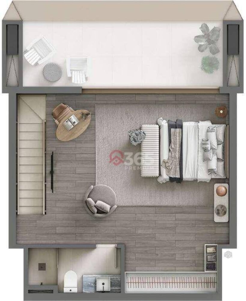 Apartamento, 1 quarto, 44 m² - Foto 4