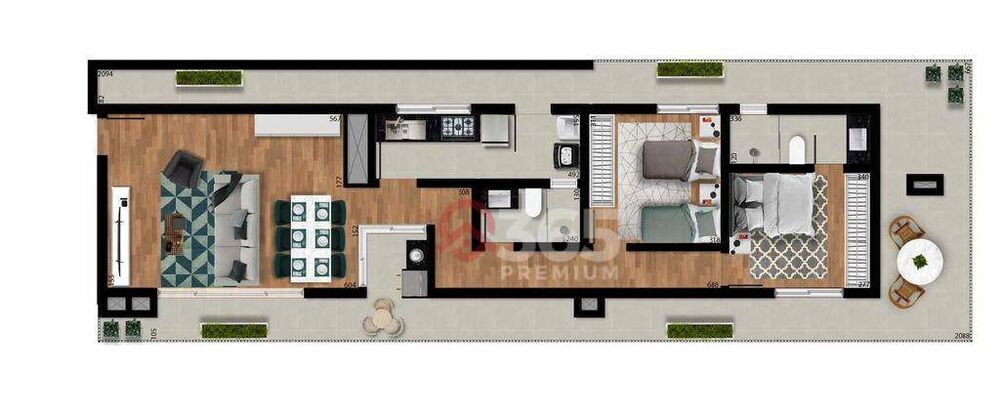 Apartamento, 3 quartos, 98 m² - Foto 12