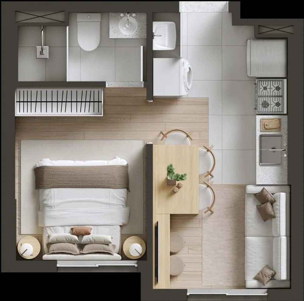 Apartamento, 2 quartos, 44 m² - Foto 5