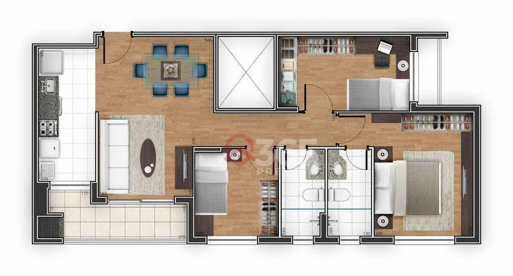 Cobertura, 3 quartos, 132 m² - Foto 15