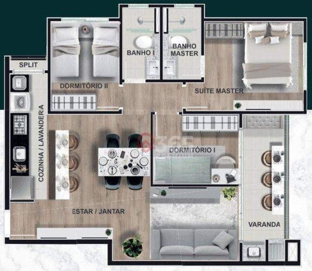 Apartamento, 2 quartos, 48 m² - Foto 12