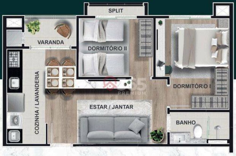 Apartamento, 2 quartos, 48 m² - Foto 15