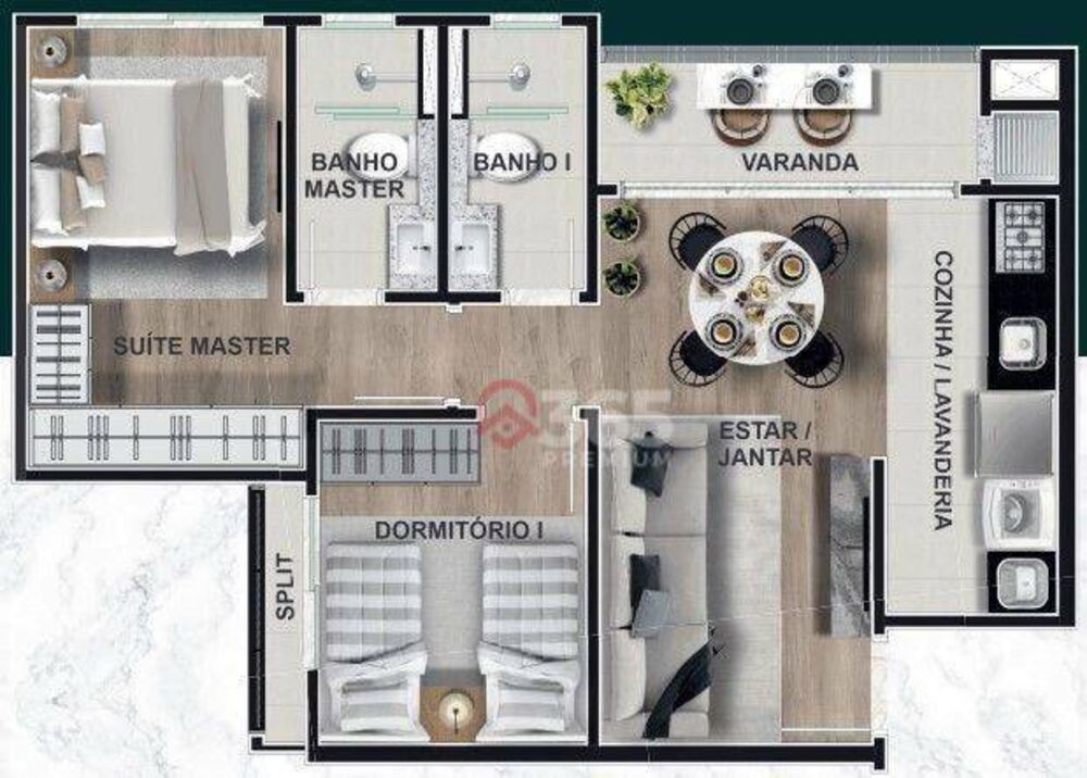 Apartamento, 2 quartos, 48 m² - Foto 5