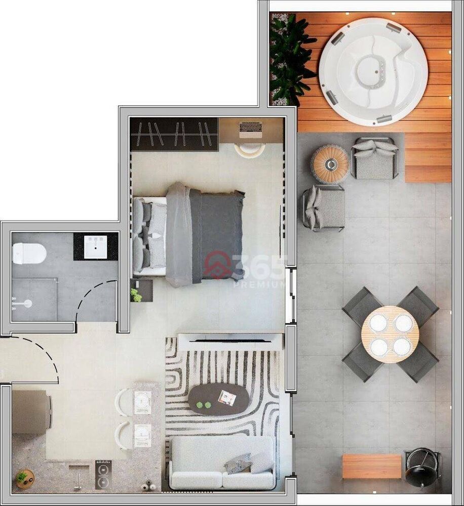 Cobertura à venda com 1 quarto, 51m² - Foto 19