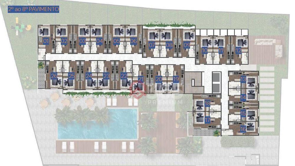 Cobertura, 1 quarto, 29 m² - Foto 18