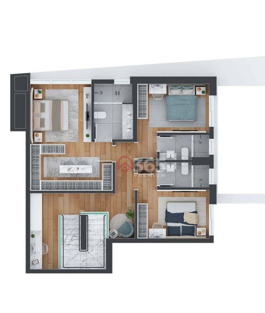 Apartamento à venda com 3 quartos, 543m² - Foto 11