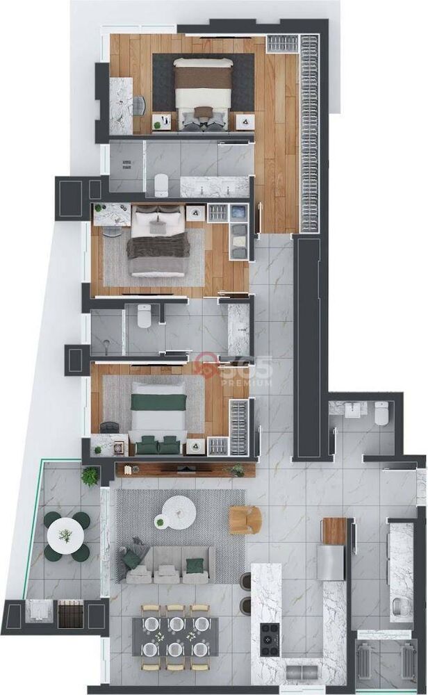 Apartamento à venda com 3 quartos, 543m² - Foto 14