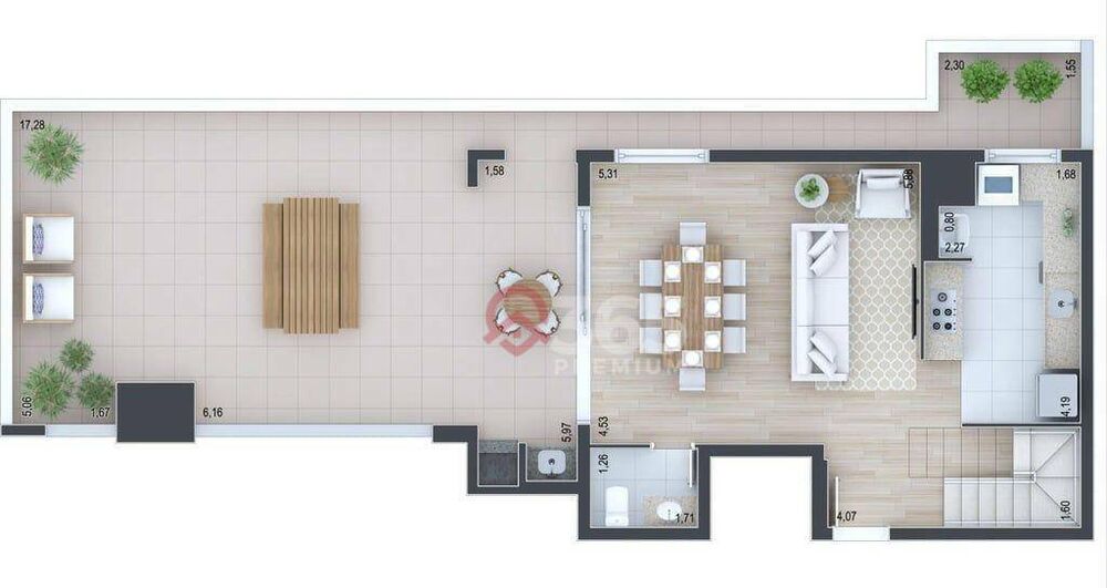 Apartamento à venda com 2 quartos, 105m² - Foto 11