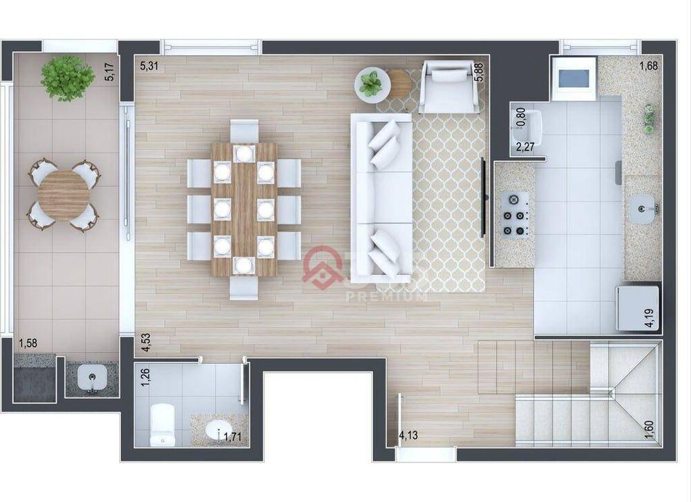 Apartamento à venda com 2 quartos, 105m² - Foto 18