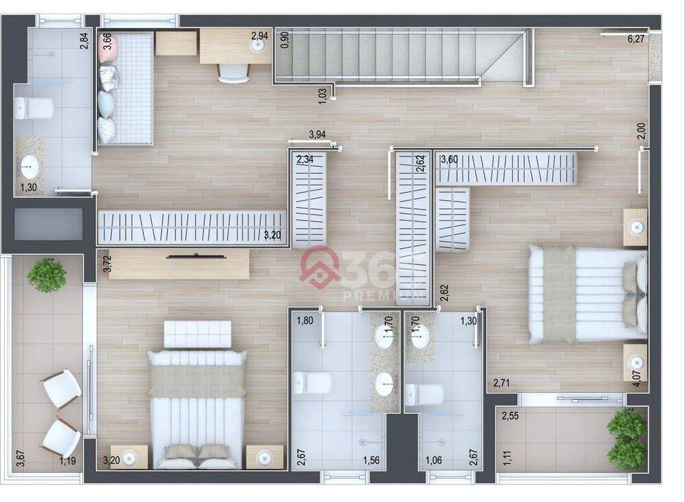 Apartamento à venda com 2 quartos, 105m² - Foto 19