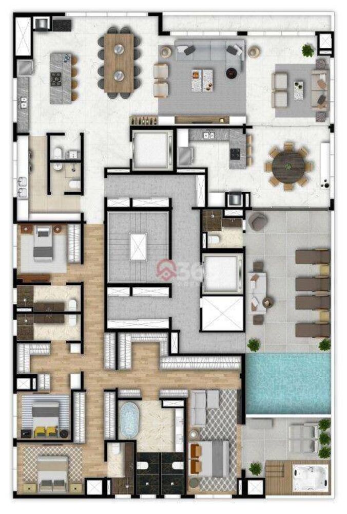 Apartamento, 2 quartos, 128 m² - Foto 2