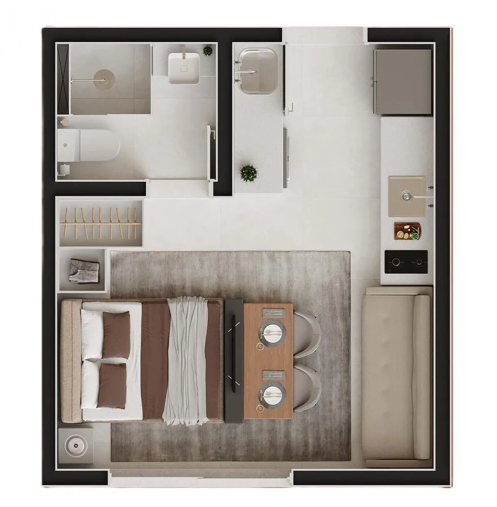 Apartamento, 3 quartos, 56 m² - Foto 12