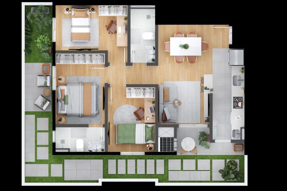 Apartamento à venda com 2 quartos, 147m² - Foto 15