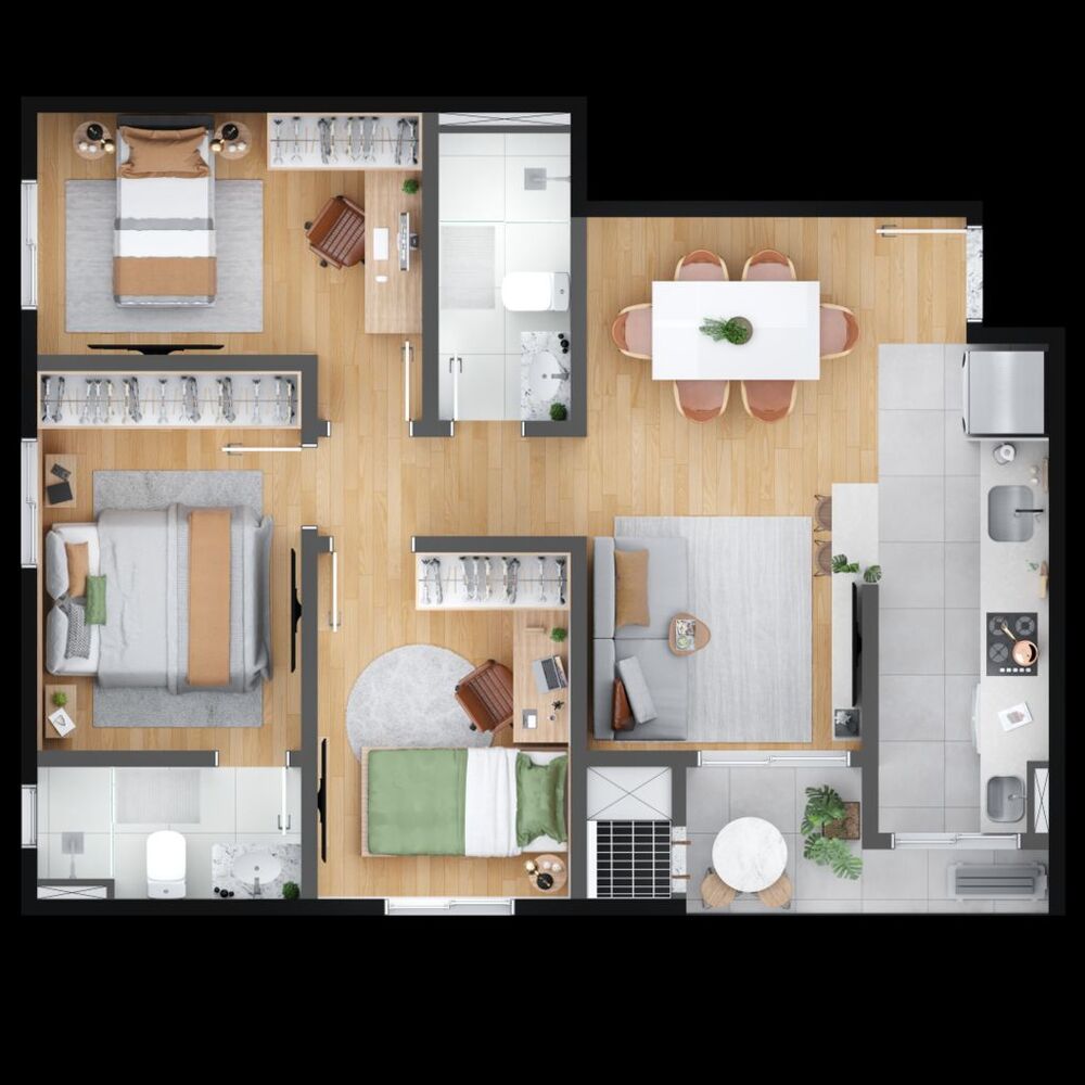 Apartamento à venda com 2 quartos, 147m² - Foto 11