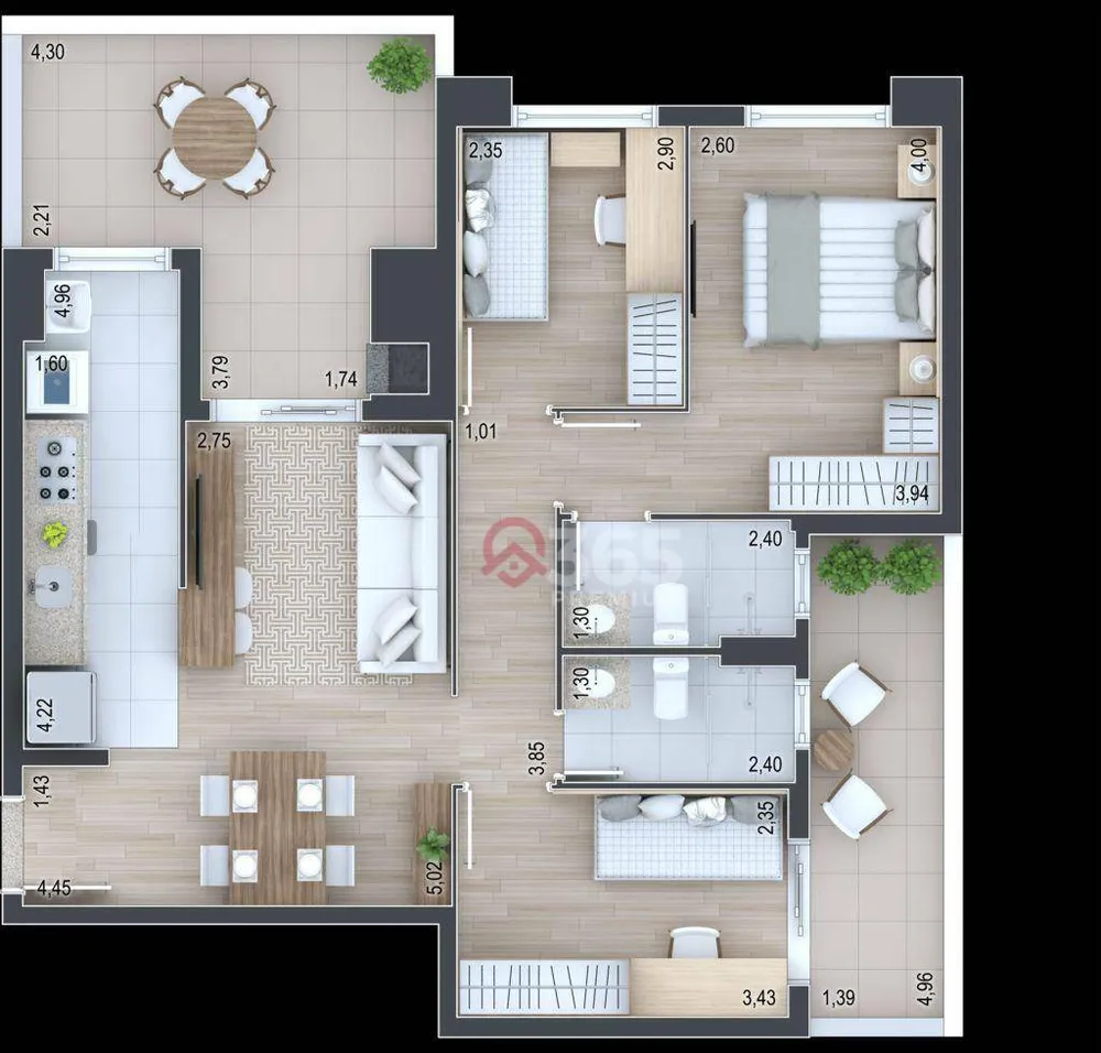 Apartamento, 3 quartos, 88 m² - Foto 26