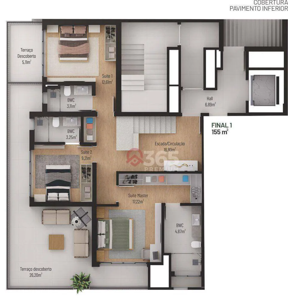 Apartamento, 3 quartos, 124 m² - Foto 7