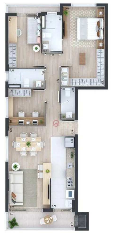 Apartamento, 3 quartos, 99 m² - Foto 15