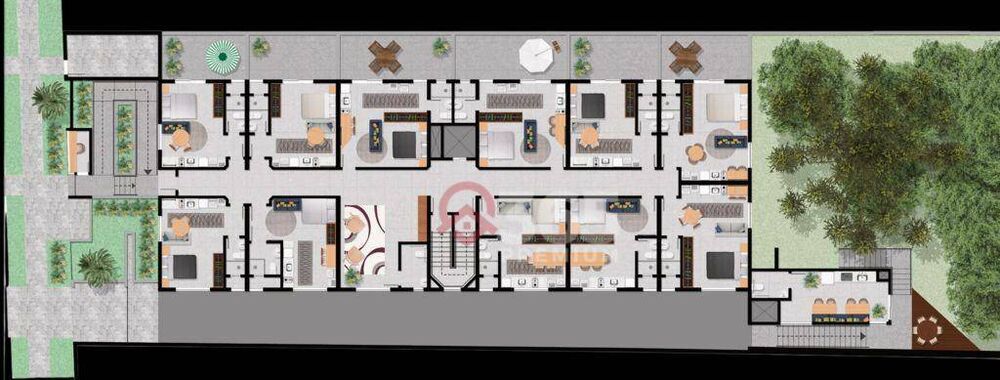 Cobertura, 1 quarto, 45 m² - Foto 11