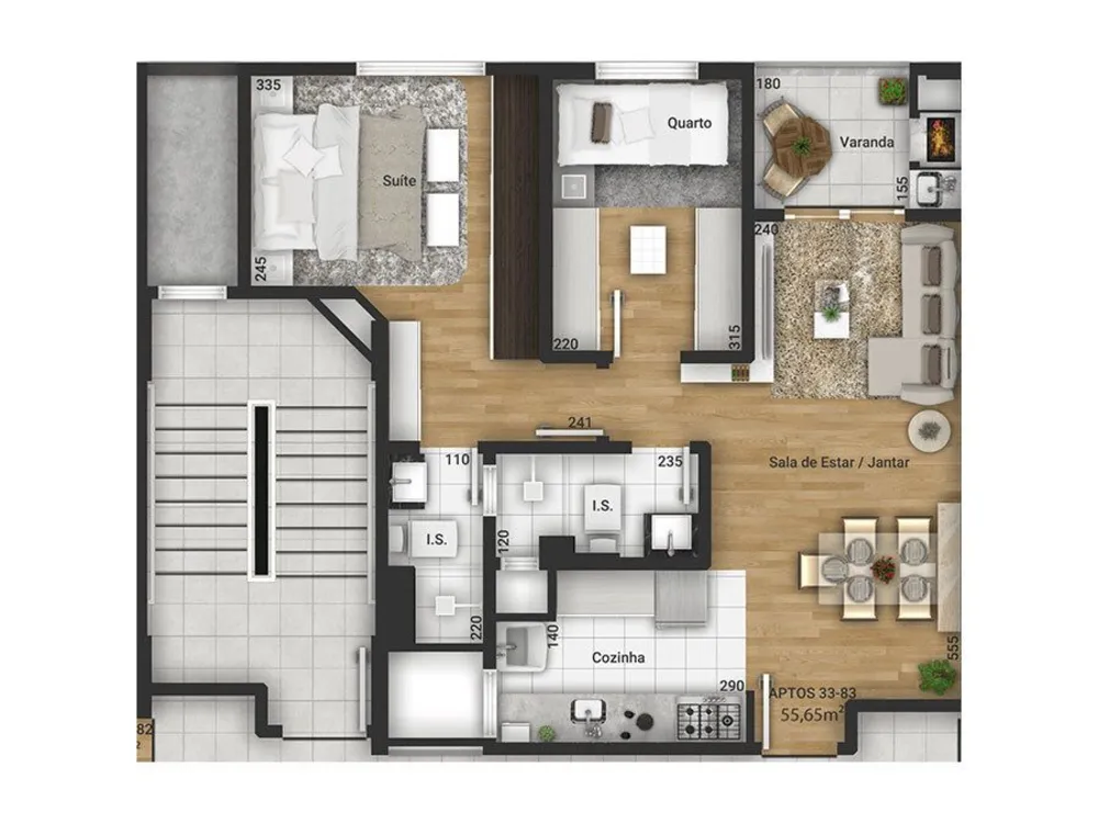 Apartamento, 2 quartos, 72 m² - Foto 6