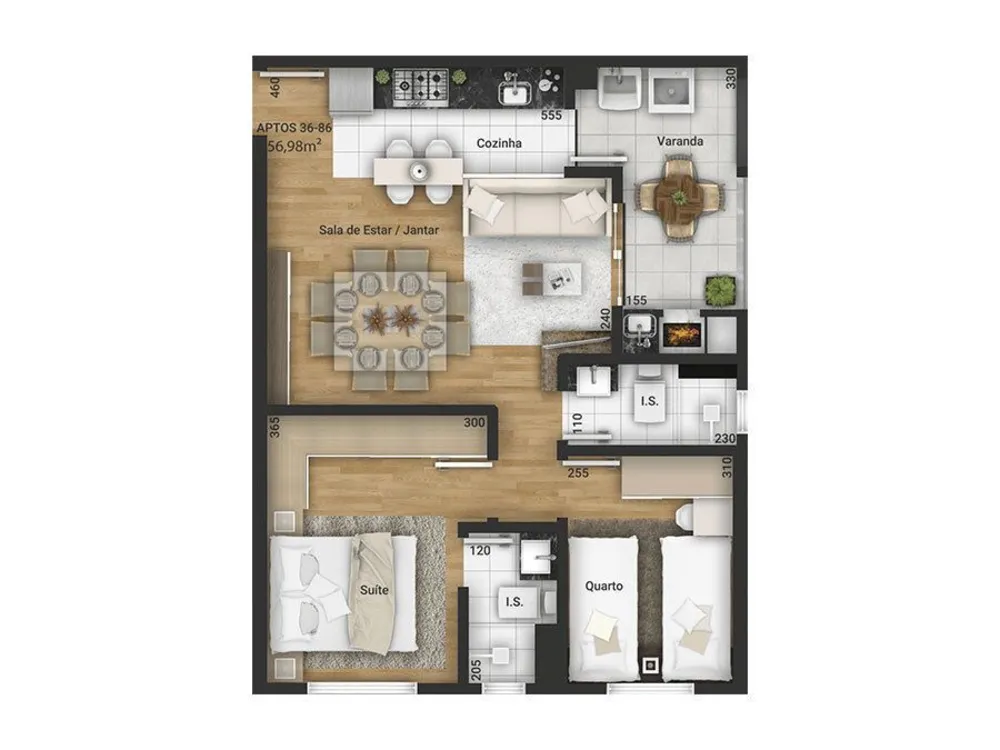 Apartamento, 2 quartos, 72 m² - Foto 12