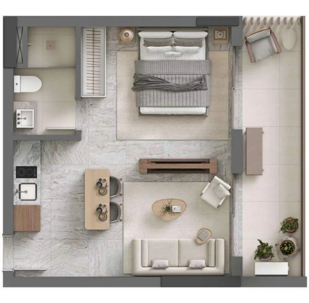 Kitnet-Studio, 25 m² - Foto 25