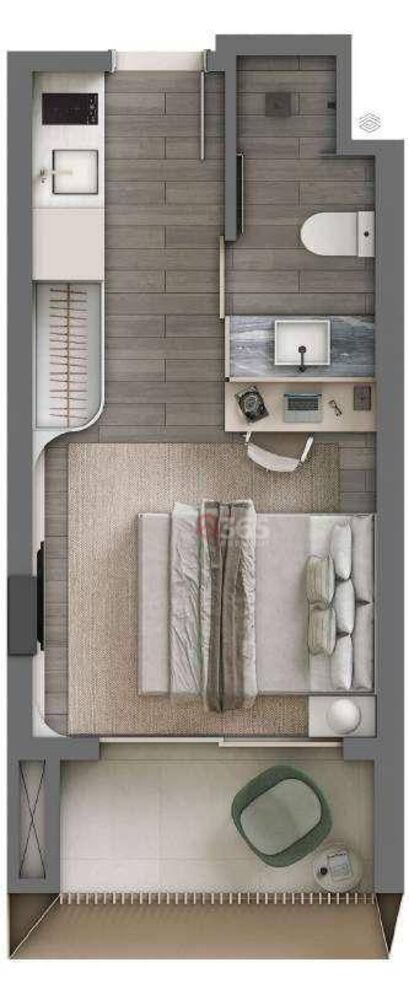 Kitnet-Studio, 25 m² - Foto 9