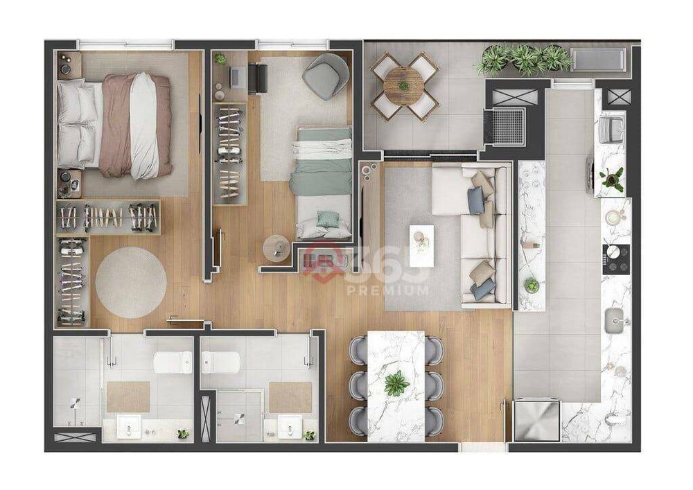 Apartamento, 2 quartos, 67 m² - Foto 10