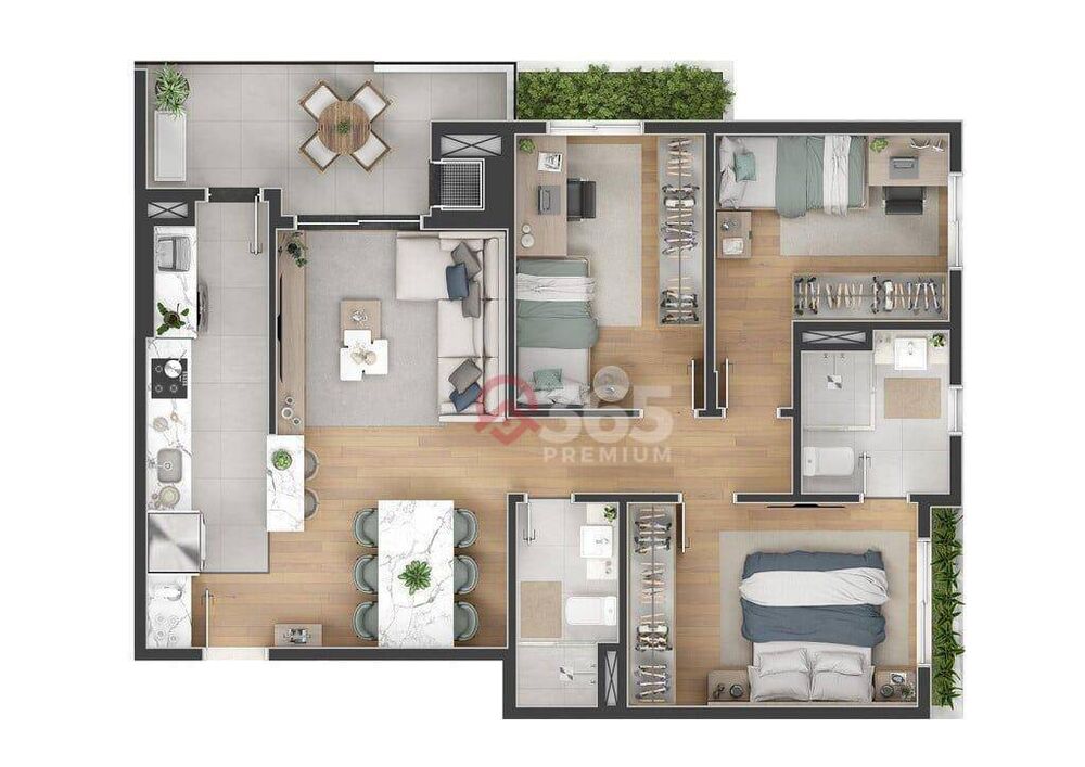 Apartamento, 2 quartos, 67 m² - Foto 9