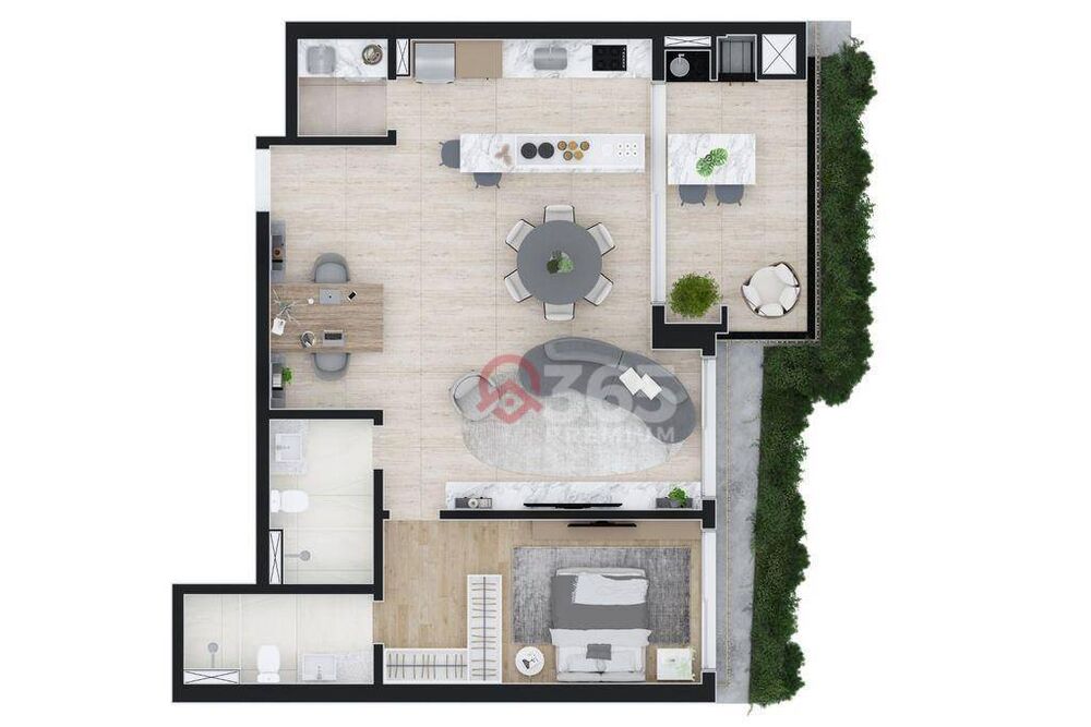 Cobertura, 3 quartos, 267 m² - Foto 3