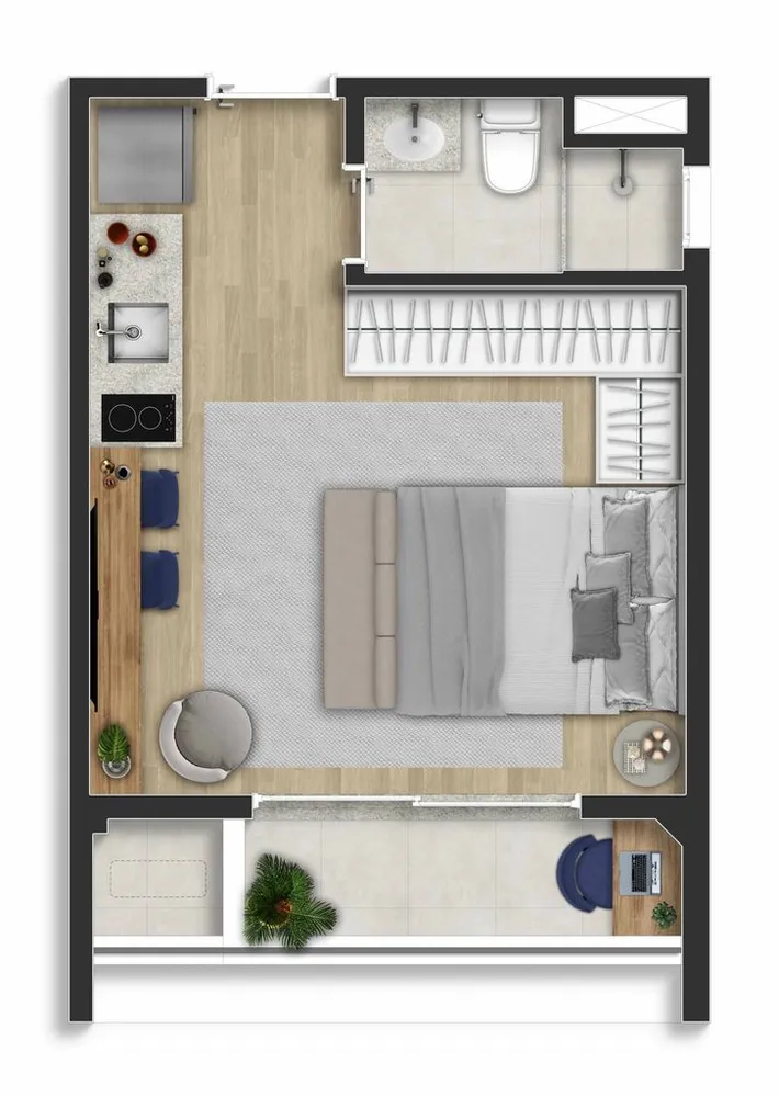 Apartamento, 2 quartos, 55 m² - Foto 8