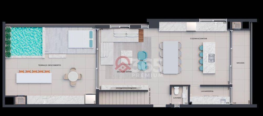 Cobertura, 3 quartos, 225 m² - Foto 1