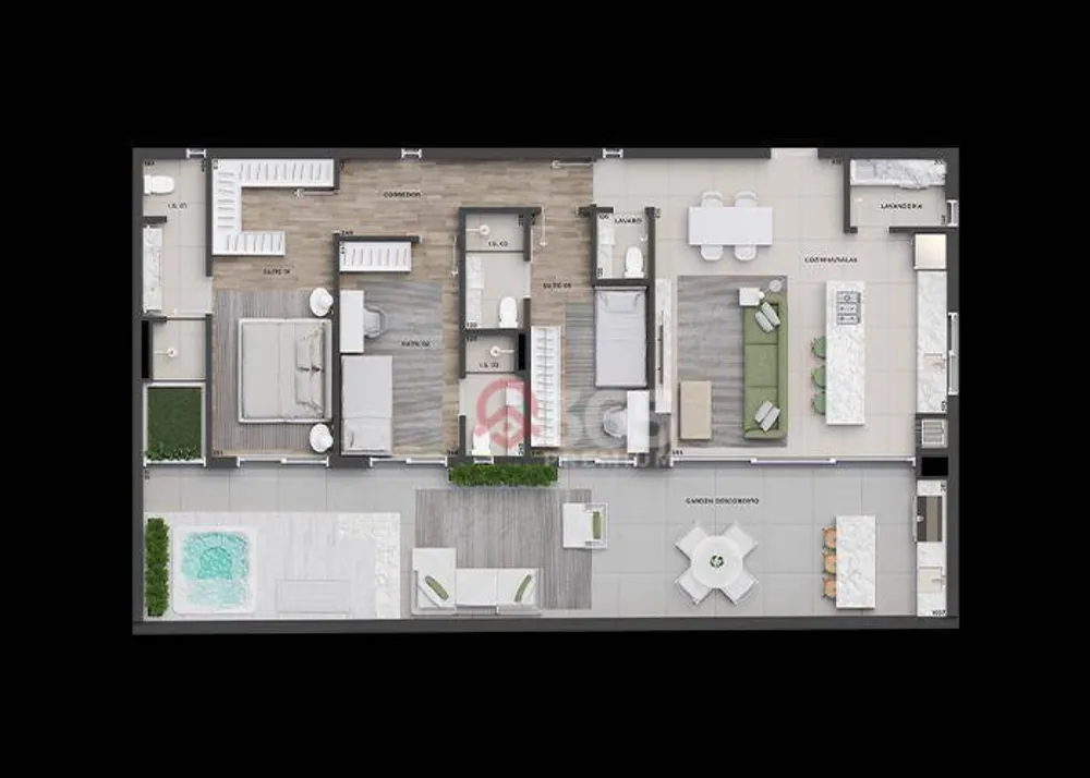 Cobertura, 3 quartos, 225 m² - Foto 16