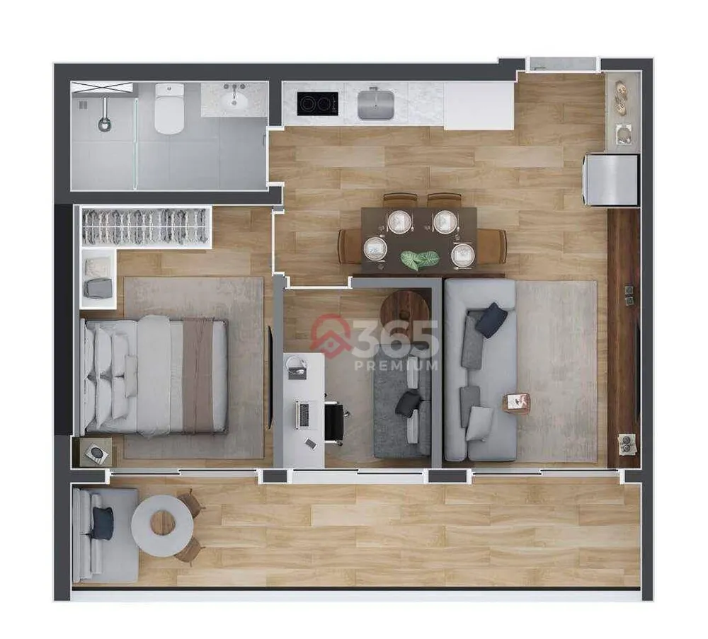 Apartamento, 1 quarto, 41 m² - Foto 7