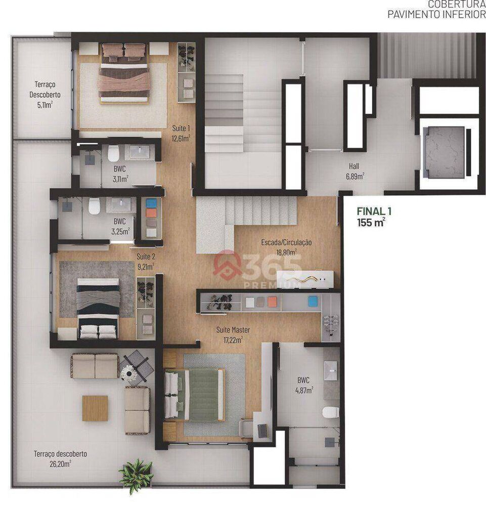 Apartamento, 2 quartos, 96 m² - Foto 14