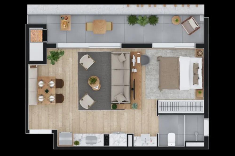 Apartamento, 1 quarto, 40 m² - Foto 11