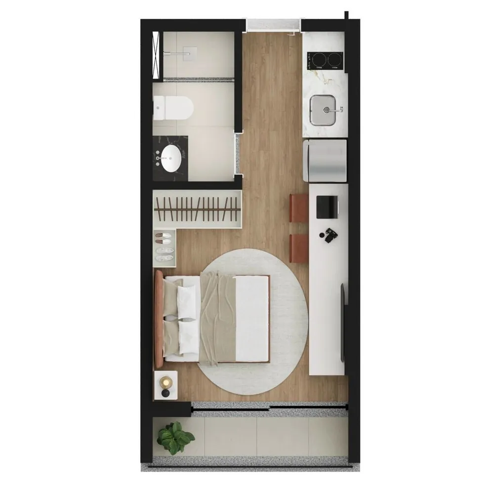 Apartamento, 2 quartos, 42 m² - Foto 6