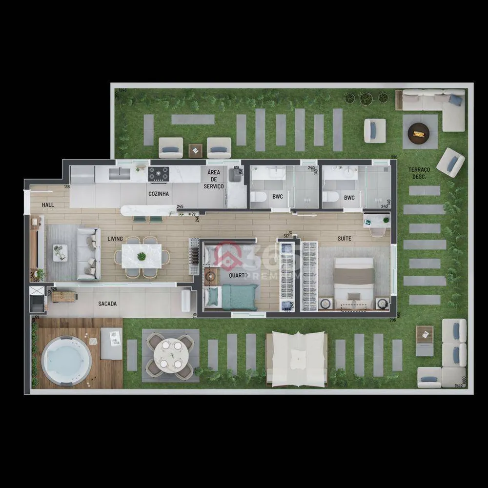 Apartamento, 2 quartos, 156 m² - Foto 9