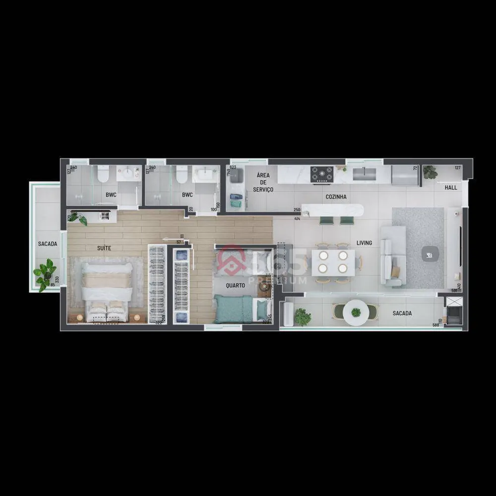 Apartamento, 2 quartos, 156 m² - Foto 12