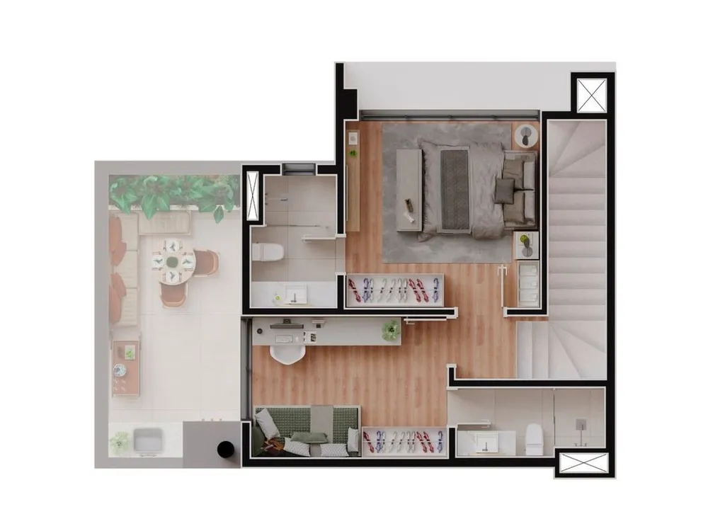 Cobertura, 2 quartos, 91 m² - Foto 28