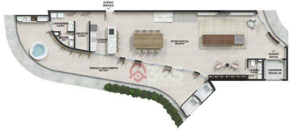 Cobertura à venda com 3 quartos, 312m² - Foto 17