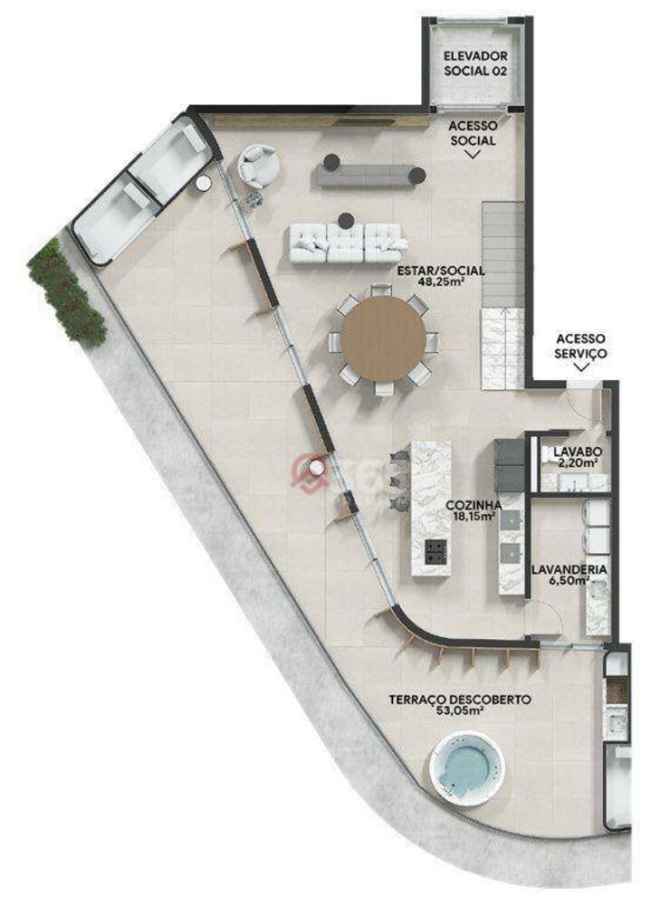 Cobertura à venda com 3 quartos, 312m² - Foto 15
