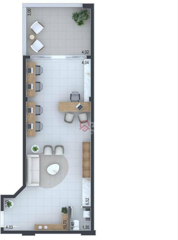 Conjunto Comercial-Sala à venda, 60m² - Foto 9