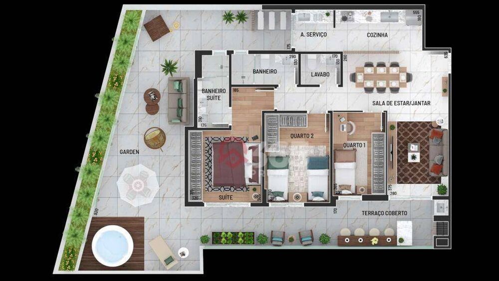 Apartamento à venda com 3 quartos, 101m² - Foto 12
