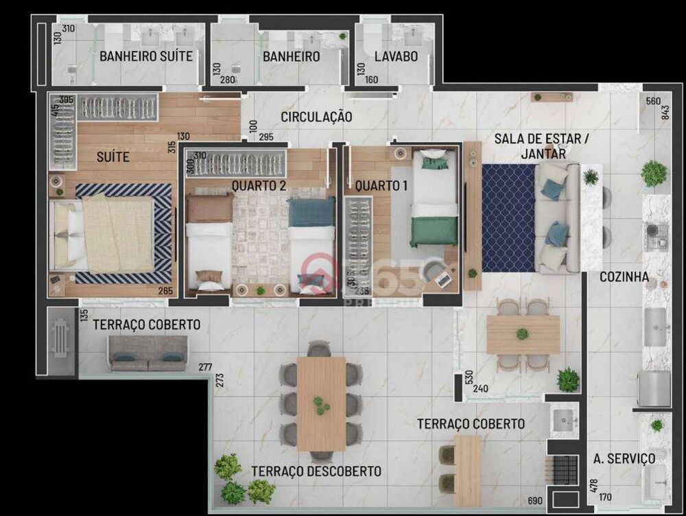 Apartamento à venda com 3 quartos, 101m² - Foto 20