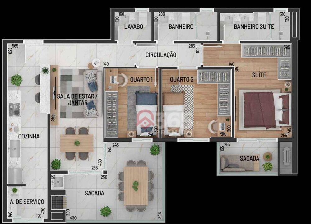 Apartamento à venda com 3 quartos, 101m² - Foto 15