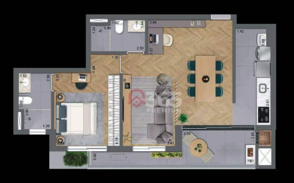 Apartamento, 2 quartos, 69 m² - Foto 4