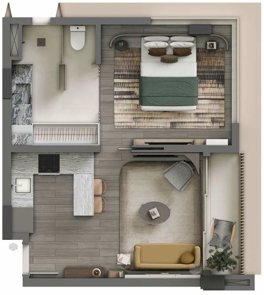 Kitnet-Studio, 42 m² - Foto 5